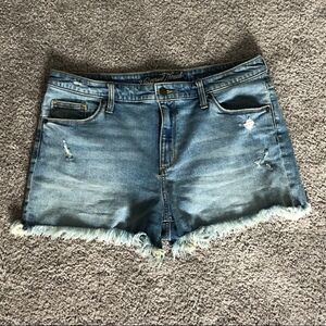 Universal Thread Distressed High Rise Denim Shorts